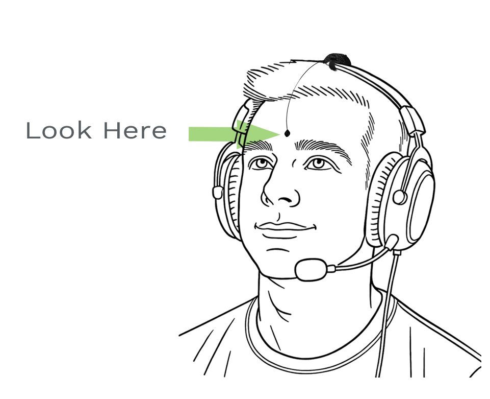 How new technical illustration headphone guy y